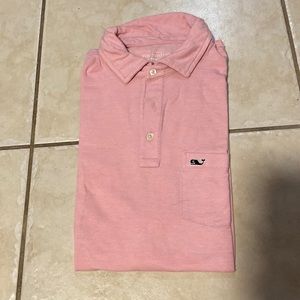 Edgartown Polo Pima Cotton Light Pink Size S
